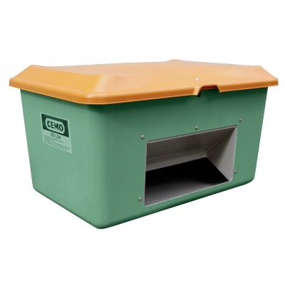 GRP-sandbehållare Plus3 400 l grön/ orange