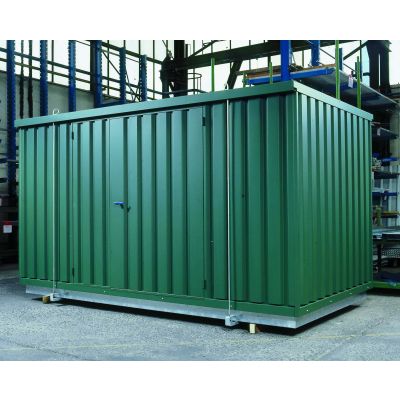 Säker förvaringscontainer typ SRC 4.1W galvaniserad och målad