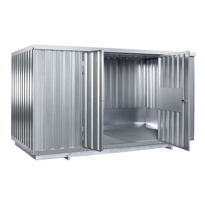 Säker förvaringscontainer med naturlig ventilation