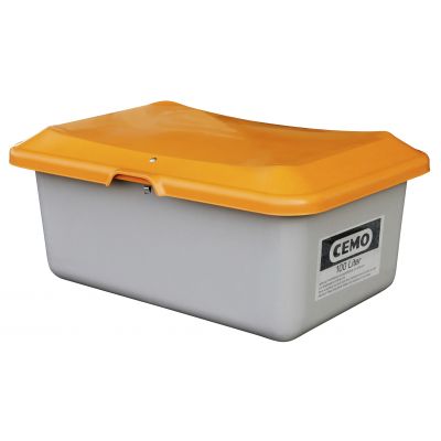 GRP-sandbehållare Plus3 100 l grå/ orange